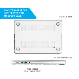 Pouzdro FIXED Pure pro Apple MacBook Air 13,6“ (2022/2024/2025) průhledné

 obrázek produktu 6 z 9