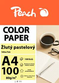 Papíry do tiskárny Peach Color A4 - 100 listů (pastelové) žluté

 obrázek produktu 2 z 2