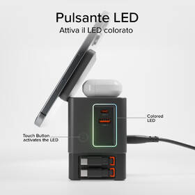 Bezdrátová nabíječka SBS MagSafe-compatible Wireless Power Dock 6-in-1 100 W černá

 obrázek produktu 6 z 9