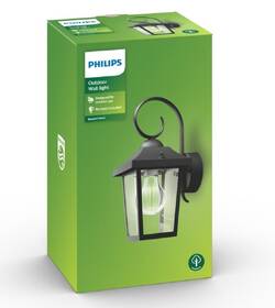 Nástěnné svítidlo Philips Buzzard, 1xE27 černé

 obrázek produktu 3 z 3