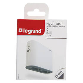 Rozbočovací zásuvka Legrand 2× zásuvka, USB bílý

 obrázek produktu 6 z 6