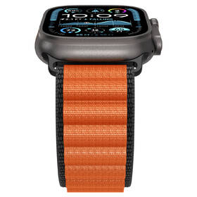 Řemínek Spigen Fabric na Apple Watch 49/46/45/44mm černý/oranžový

 obrázek produktu 3 z 15