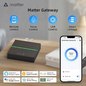 Řídicí jednotka IMMAX NEO Matter Bridge Smart, Zigbee 3.0, Thread, LAN, Wi-Fi, TUYA černá

 obrázek produktu 6 z 11