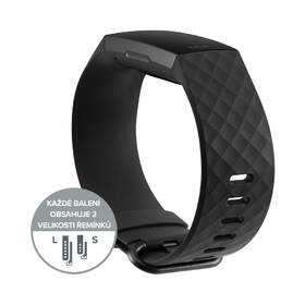 Fitness náramek Fitbit Charge 3 - Graphite, Black 

 obrázek produktu 5 z 9