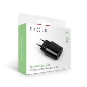 Nabíječka do sítě FIXED 1x USB, 2,4A černá

 obrázek produktu 2 z 2
