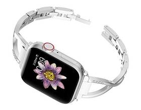 Řemínek WG úzký, kovový, na Apple Watch 42/44/45/49 mm stříbrný

 obrázek produktu 1 z 2