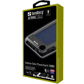 Powerbanka Sandberg Outdoor Solar 10 000mAh černá

 obrázek produktu 2 z 2