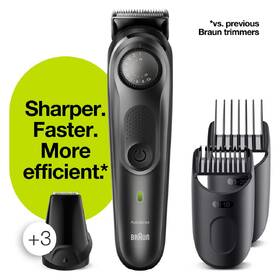 Zastřihovač vousů Braun BT 7340 Metallic Grey 

 obrázek produktu 5 z 18