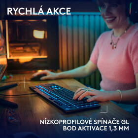 Klávesnice Logitech G915 X Wired, US layout černá

 obrázek produktu 2 z 8