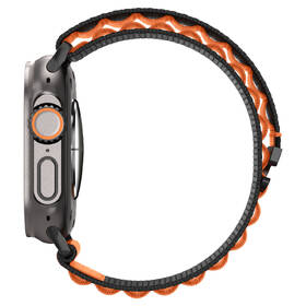 Řemínek Spigen Fabric na Apple Watch 49/46/45/44mm černý/oranžový

 obrázek produktu 8 z 15