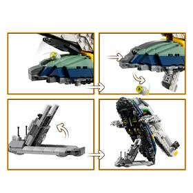 Stavebnice LEGO® Star Wars™ 75433 Jango Fett a jeho hvězdná loď 

 obrázek produktu 2 z 8