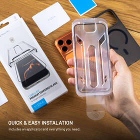 Tvrzené sklo FIXED Armor Long-Life s Anti-dust aplikátorem na Apple iPhone 16 

 obrázek produktu 7 z 9