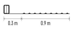 Vánoční osvětlení EMOS 10 LED nano řetěz stříbrný, 0,9 m, 2x AA, vnitřní, studená bílá, časovač 

 obrázek produktu 8 z 9