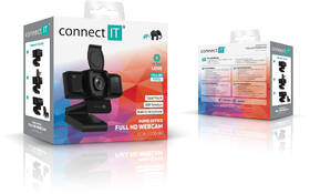 Webkamera Connect IT WebYouSee Full HD černá barva
