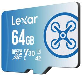 Paměťová karta Lexar FLY 1066x microSDXC 64GB UHS-I, (160R/60W) C10 A2 V30 U3 
