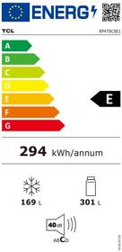 Americká lednice TCL RP470CSE1 nerez
