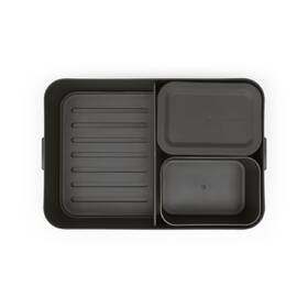 Jídelní box Brabantia Bento Make & Take, dark grey černý

 obrázek produktu 7 z 22