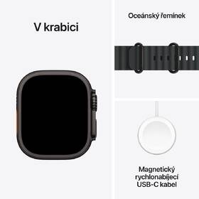 Chytré hodinky Apple GPS + Cellular 49mm černý titan - černý oceánský řemínek 

 obrázek produktu 6 z 6