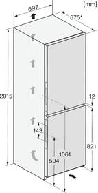 Chladnička s mrazničkou Miele KFN 4898 A-20 D černá/ocel

 obrázek produktu 12 z 12