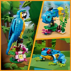 Stavebnice LEGO® Creator 3 v 1 31136 Exotický papoušek 

 obrázek produktu 3 z 8