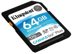 Paměťová karta Kingston SDXC 64GB UHS-I U3 (170R/70W) 

 obrázek produktu 1 z 2