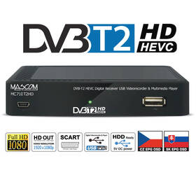 Set-top box Mascom MC710T2 HD černý

 obrázek produktu 3 z 5