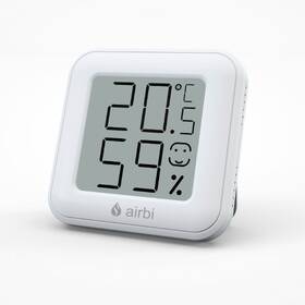 Teploměr Airbi Smile, vlhkoměr bílý

 obrázek produktu 1 z 5