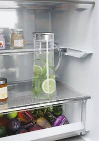 Chladnička s mrazničkou Haier HTW5618CNMG stříbrná barva
