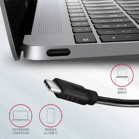 USB Hub Axagon USB 3.2 Gen 2 10 Gb/s hub, 2x USB-A, 2x USB-C, kabel USB-C 13cm šedý

 obrázek produktu 5 z 5
