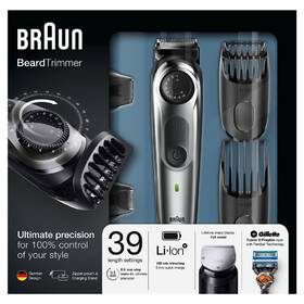 Zastřihovač vousů Braun BT7040 stříbrný

 obrázek produktu 8 z 10
