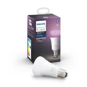 Chytrá žárovka Philips Bluetooth 9W, E27, White and Color Ambiance 

 obrázek produktu 1 z 4