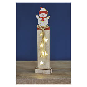 LED dekorace EMOS sněhulák, 46 cm, 2x AA, vnitřní, teplá bílá, časovač 

 obrázek produktu 2 z 4