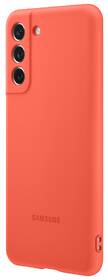 Kryt na mobil Samsung Silicone Cover na Galaxy S21 FE - coral 

 obrázek produktu 3 z 4