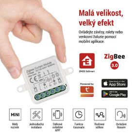 Modul EMOS GoSmart motorický IP-2121CZ, ZigBee, 1-kanálový 

 obrázek produktu 11 z 19