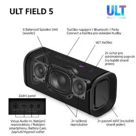 Party reproduktor Sony ULT FIELD 5 bílá barva
