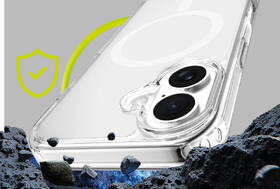 Kryt na mobil Mobile Origin Hybrid MagSafe na Apple iPhone 16 průhledný

 obrázek produktu 6 z 9