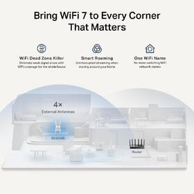 Wi-Fi extender TP-Link RE405BE Wi-Fi7 BE6500 bílý

 obrázek produktu 6 z 9
