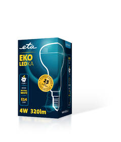 Žárovka LED ETA EKO LEDka reflektor 4W, E14, neutrální bílá 

 obrázek produktu 3 z 3