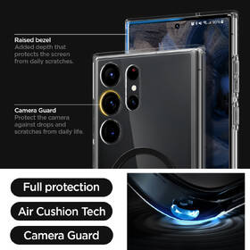 Kryt na mobil Spigen Ultra Hybrid OneTap MagSafe Ring na Samsung Galaxy S23 Ultra průhledný

 obrázek produktu 13 z 15