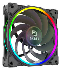 Ventilátor AKASA SOHO AR12 Reverse Blade, 120 mm, ARGB, PWM černý

 obrázek produktu 4 z 7