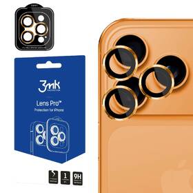 Ochranné sklo čočky fotoaparátu 3mk Lens Protection Pro na Apple iPhone 17 Pro /17 Pro Max oranžové

 obrázek produktu 1 z 1