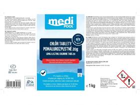 Bazénová chemie mediPOOL CHLÓR  20g 1,0 kg 

 obrázek produktu 2 z 2