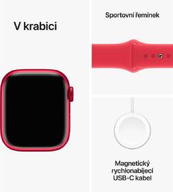 Chytré hodinky Apple GPS + Cellular 41mm pouzdro z hliníku (PRODUCT)RED - (PRODUCT)RED sportovní řemínek - M/L 

 obrázek produktu 9 z 9