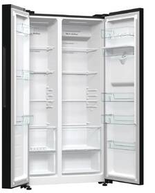 Americká lednice Hisense RS711N4WFD černá barva
