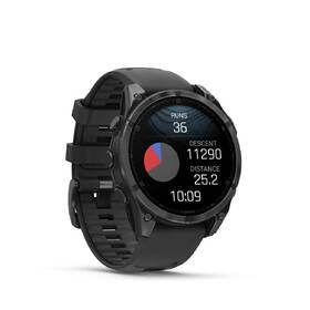 Chytré hodinky Garmin fenix 8 47 mm AMOLED - Slate Gray / Black Silicone Band 
