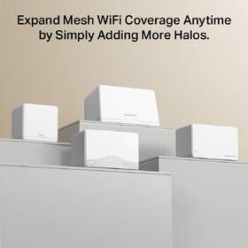 Komplexní Wi-Fi systém Mercusys Halo H25BE BE3600 Mesh Wi-Fi 7 (3 ks) bílá barva
