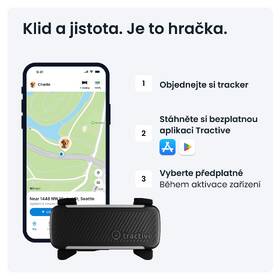 GPS lokátor Tractive DOG 6 černá barva
