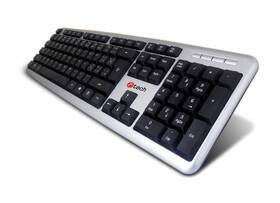 Klávesnice C-Tech KB-102 SLIM, CZ/SK černá/stříbrná

 obrázek produktu 4 z 4