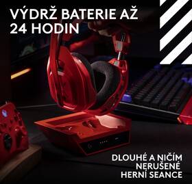 Headset Logitech G Astro A50 X Lightspeed Wireless + Base Station červený

 obrázek produktu 18 z 20