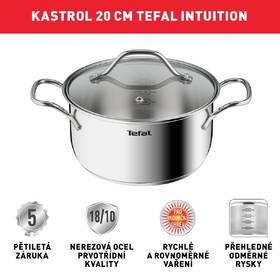 Sada nádobí Tefal B864S874, 8 ks 

 obrázek produktu 2 z 6